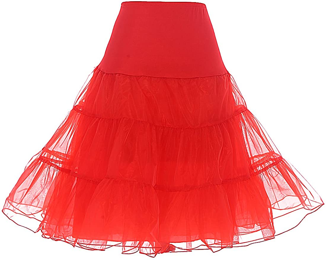 DRESSTELLS 1950 Petticoat Underskirt Petticoat Crinoline for Rockabilly Dress
