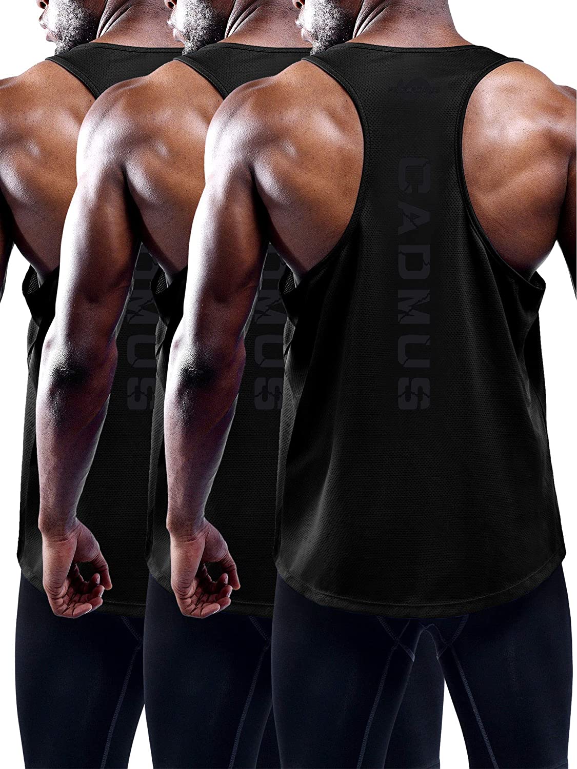 Cadmus Mens Dri Fit Workout Shirts with Hoods