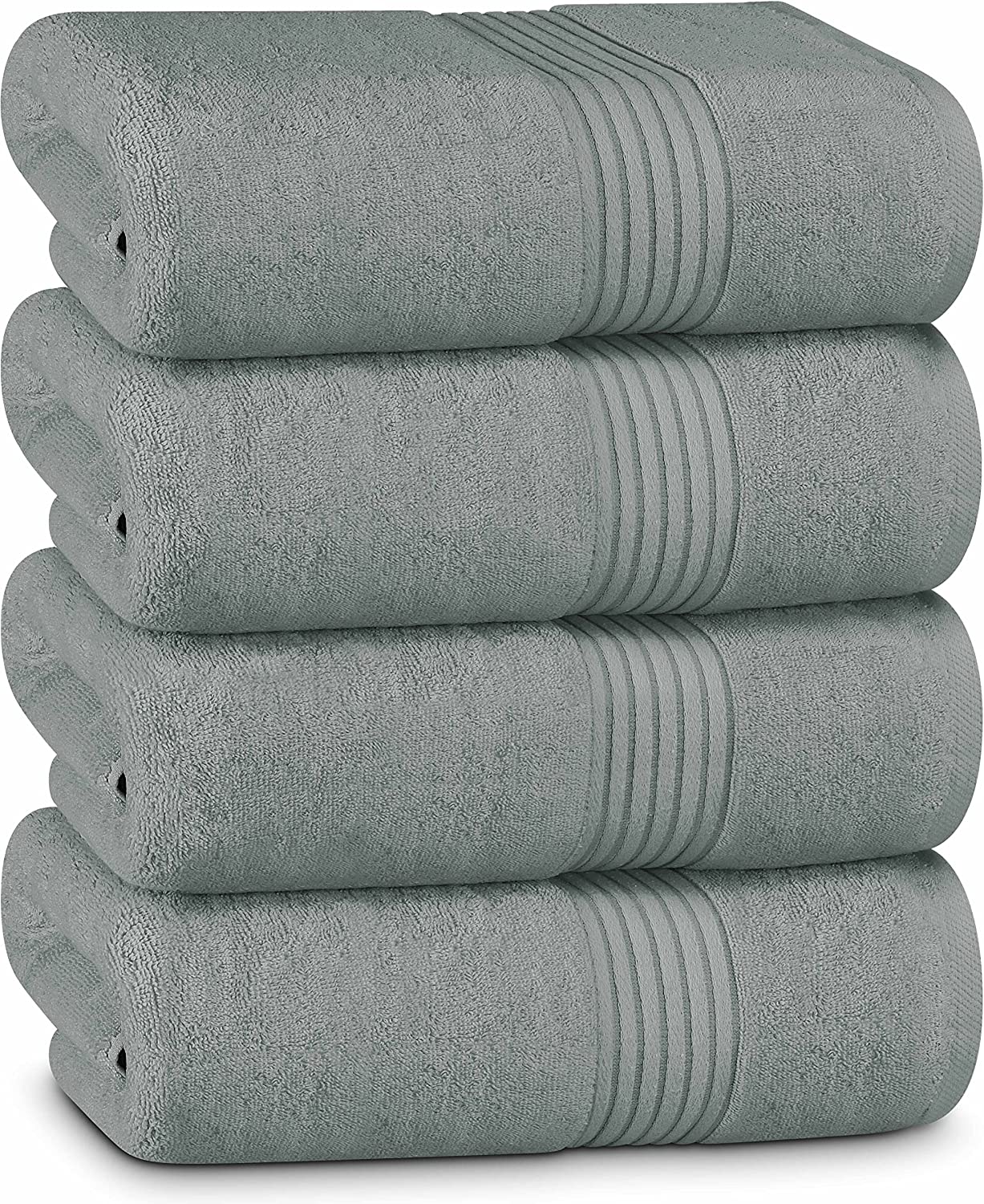 Utopia Towels 4 Piece Hand Towels Set, (16 x 28 inches) 100% Ring Spun  Cotton, L