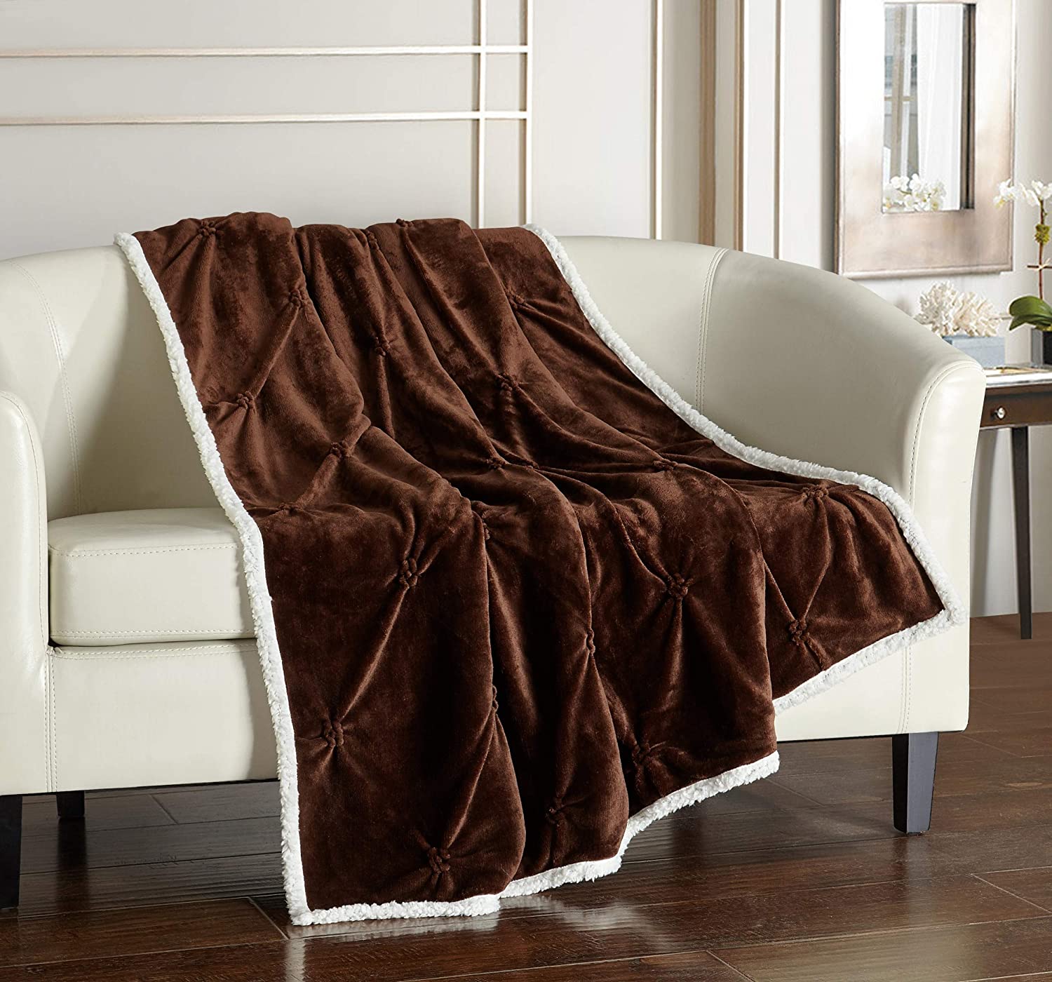 Details about   Chic Home 3 Piece Josepha Pinch Pleated Ruffled & Pintuck Sherpa Lined Comforter 