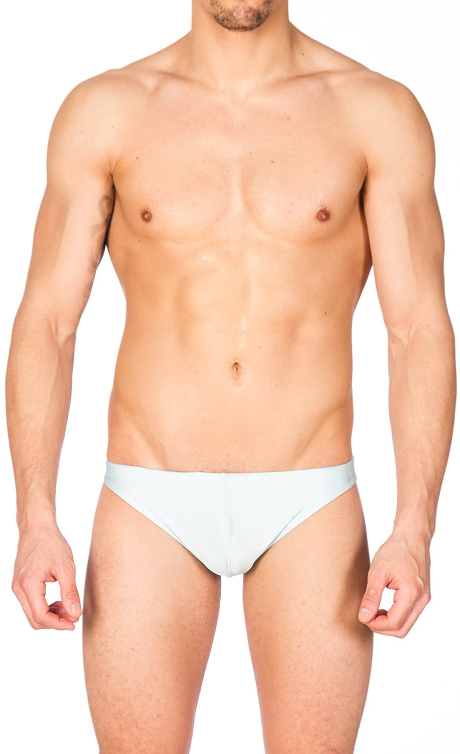 Gary Majdell Sport Mens Greek Bikini Swimsuit with Contour Pouch 