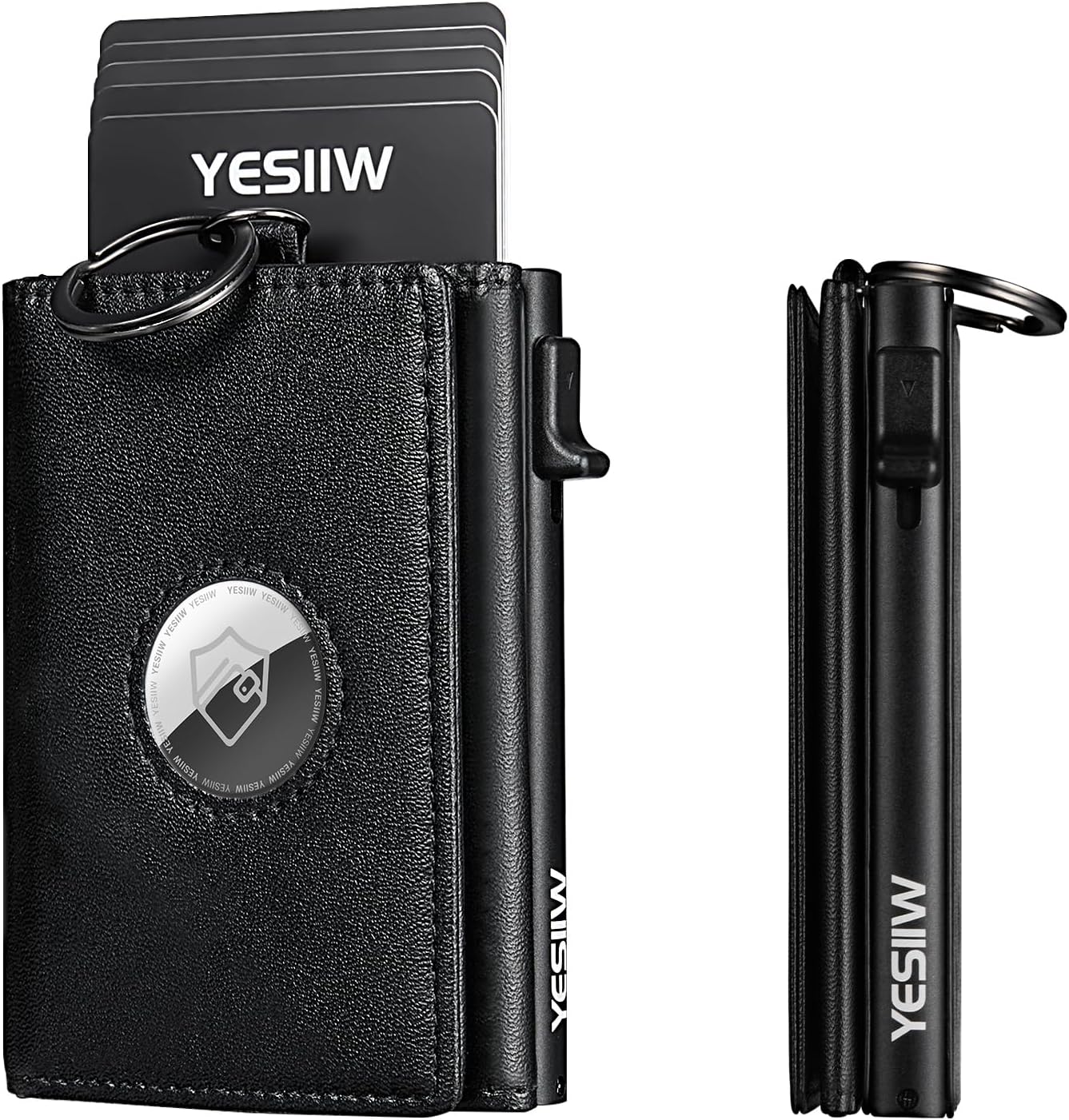 YESIIW Airtag Wallet For Men - Smart Wallet For Men, Pop up Card