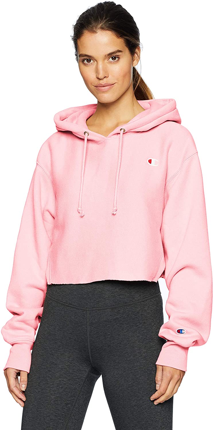 women's reverse weave cropped cut off hood