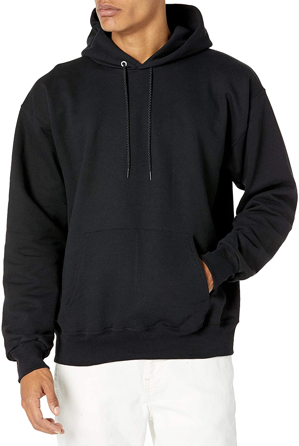 Hanes Men's Ultimate Cotton Heavyweight Pullover Hoodie F170 Black S - XL