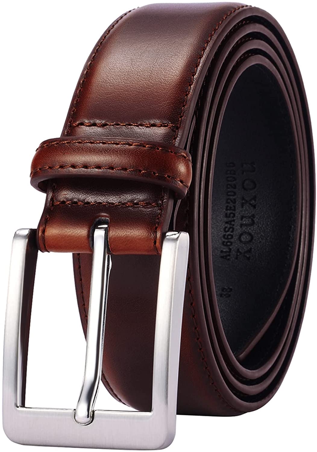 XOUXOU Men's Casual Leather Jeans Belts Classic Work Business Dress Belt  with Pr | eBay