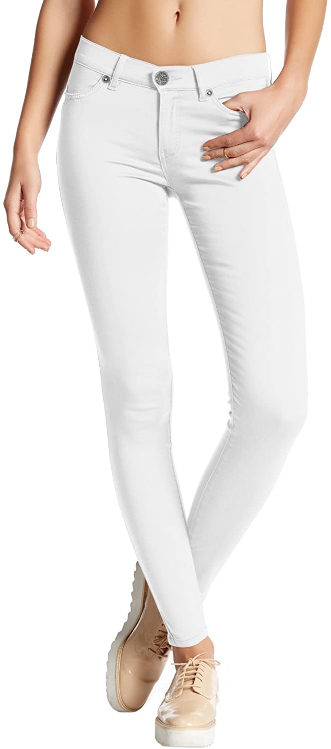 Capris Ultra Stretch Skinny Pants in White