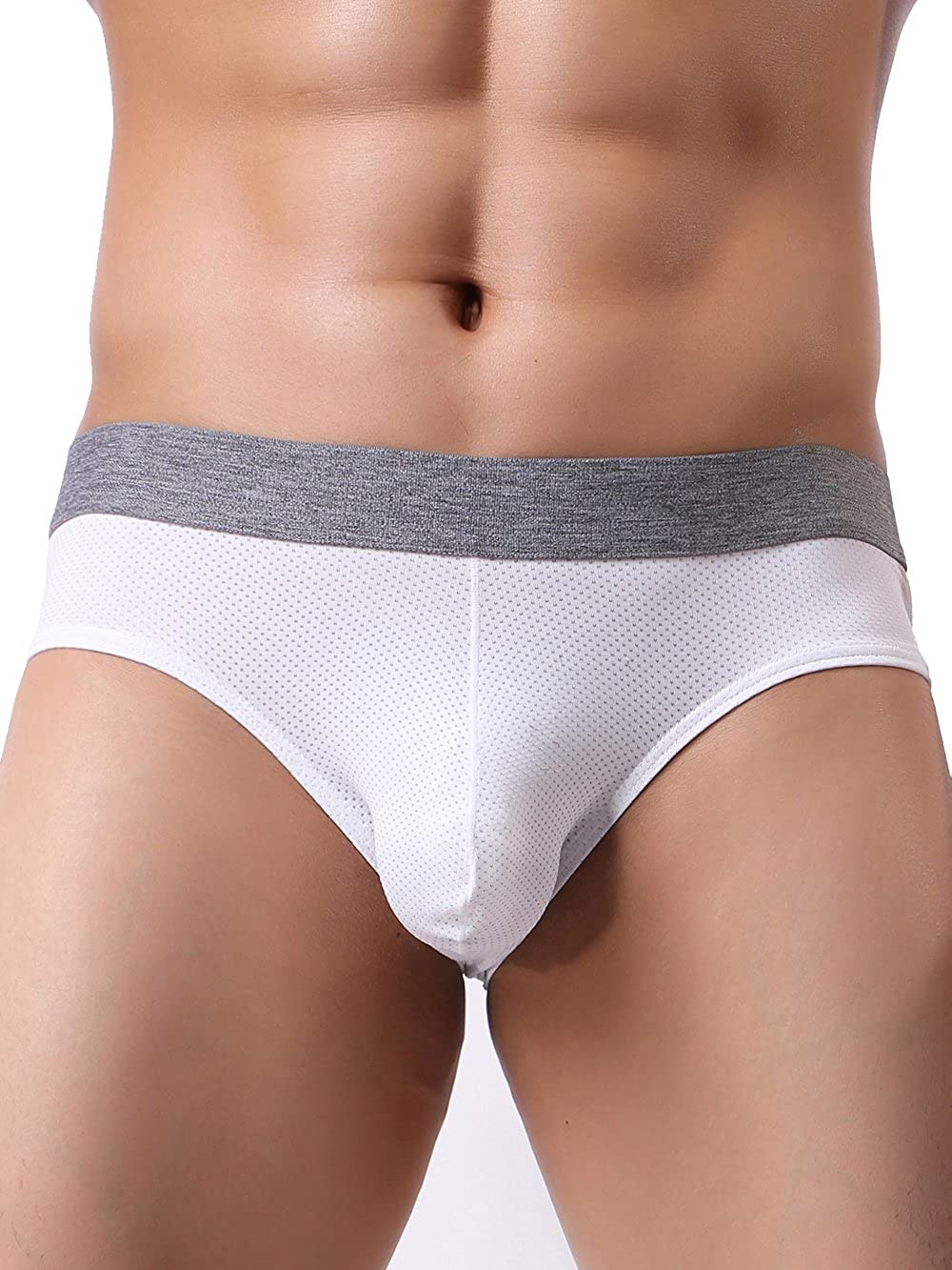 Ikingsky Mens Breathable Bulge Briefs Sexy Low Rise Mens Soft Mesh Underwear Ebay 9187