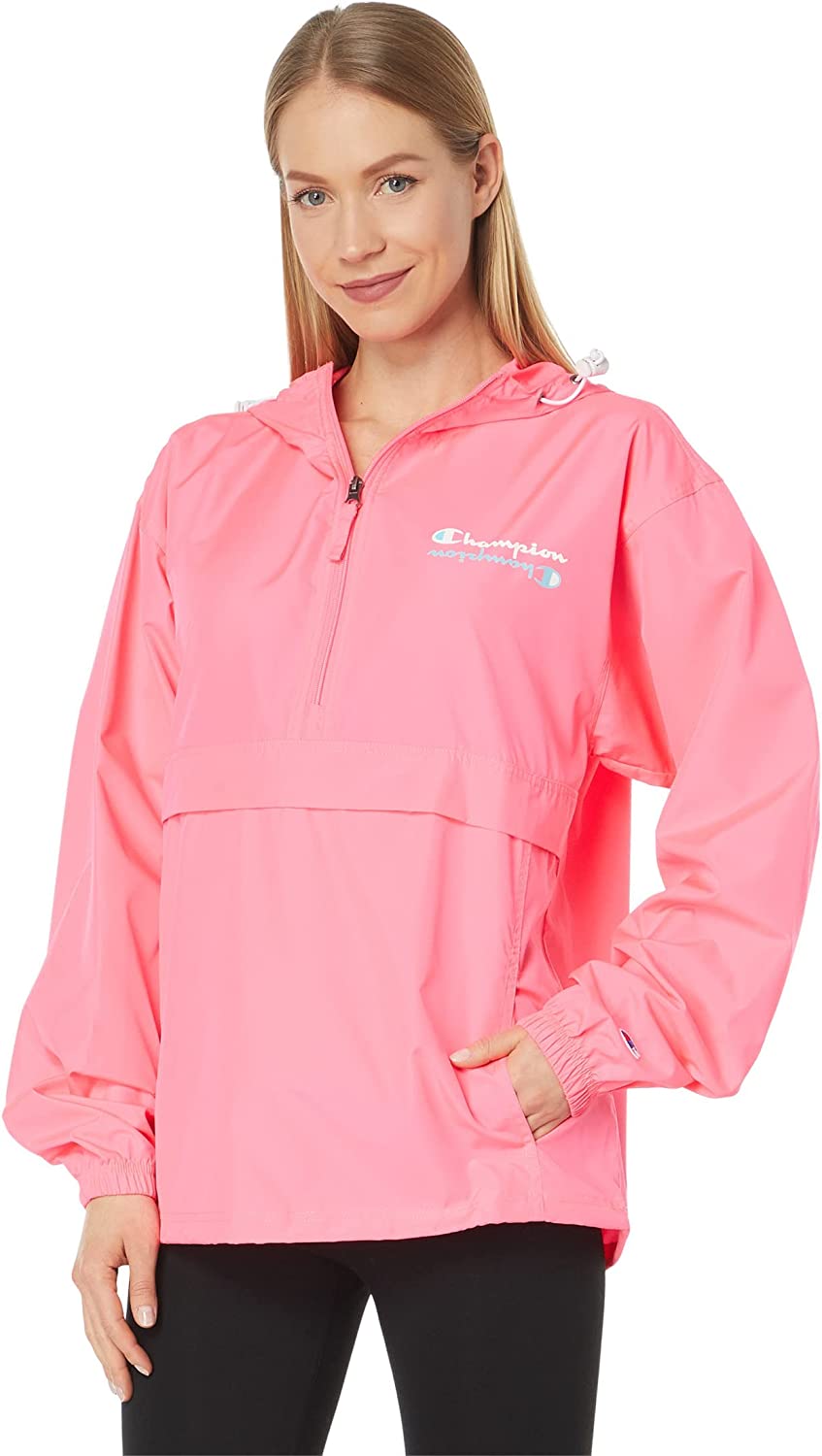 Champion windbreaker hot sale womens pink