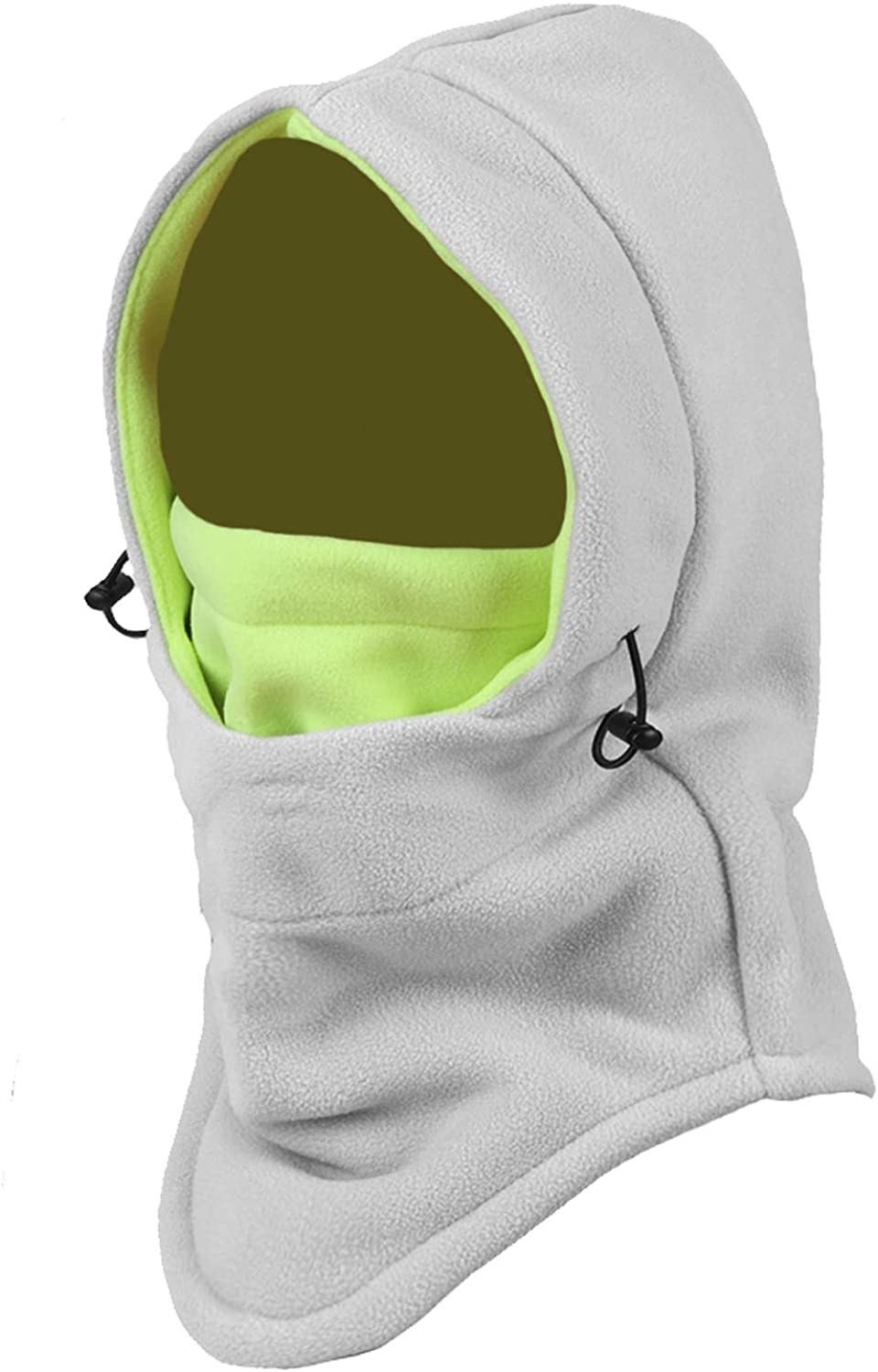 Blue Multipurpose Use Thermal Fleece Hooded Balaclava Warm Ski Bike Wind Stopper Full Face Mask Neck Warmer for Winter Outdoor Activities 