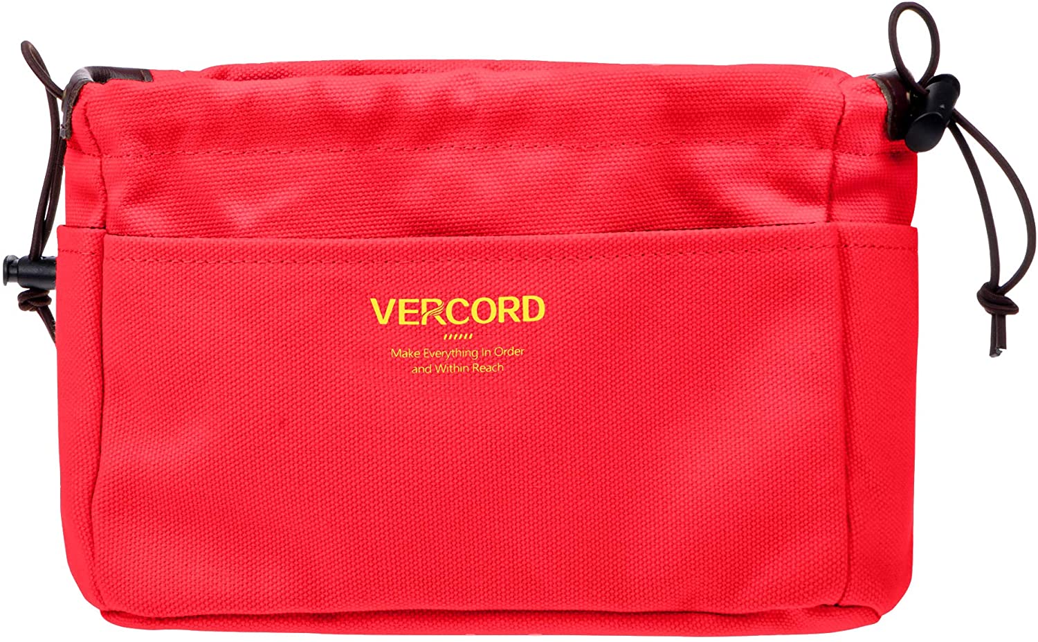Vercord Canvas Handbag Organizers, Sturdy Purse Insert Organizer Bag in  Bag, 10 Pockets Grey Large