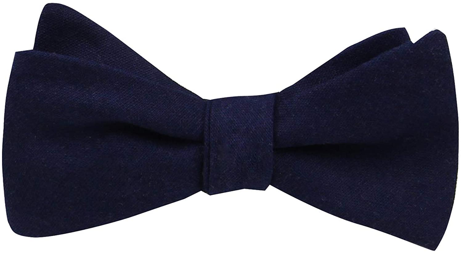 Mens Solid Linen Self Tie Bow Ties Wedding Classic Butterfly Bowties Various Colors