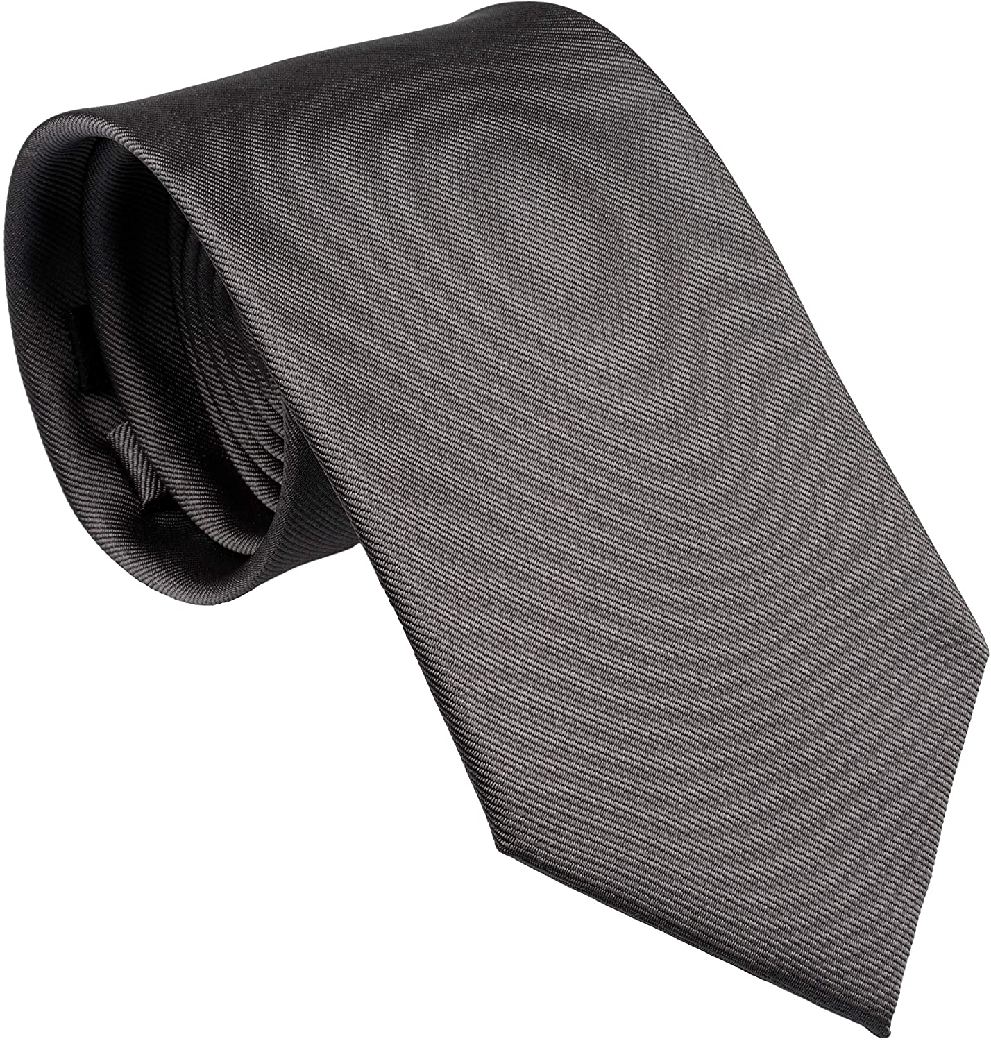 ZENXUS Extra Long Solid Tie for Men Big and Tall, 63 or 70 inch XL 