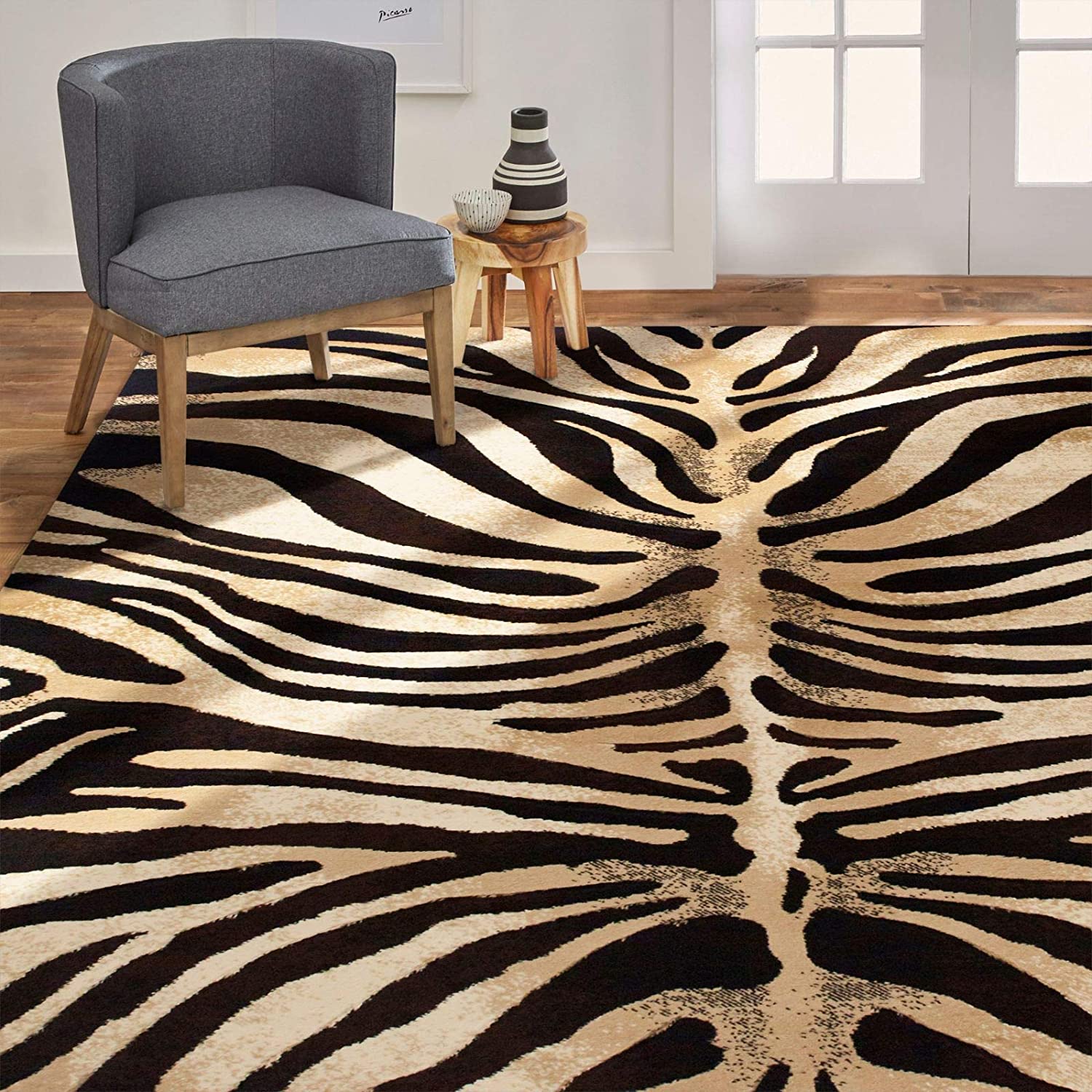 Home Dynamix Tribeca Fawn Area Rug - Black