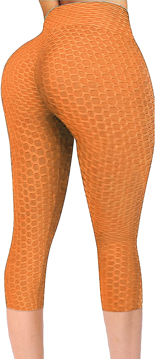 Msicyness Tiktok Trending Leggings Women's High Waist Yoga Pants Ruched  Butt Lift Leggings Textured Scrunch Booty Tights : : Clothing,  Shoes