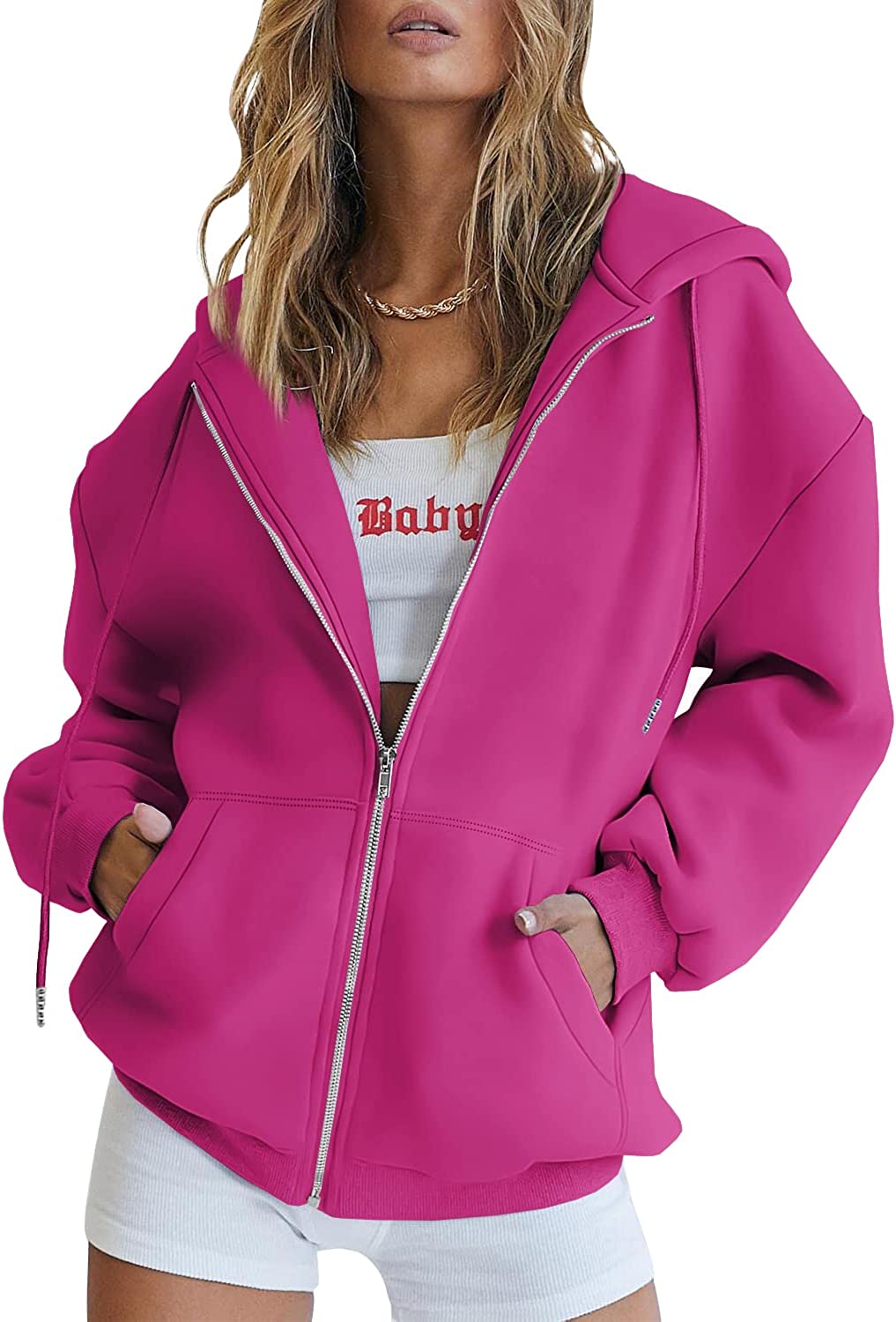 Dropship Women's Cute Hoodies Teen Girl Fall Jacket Oversized