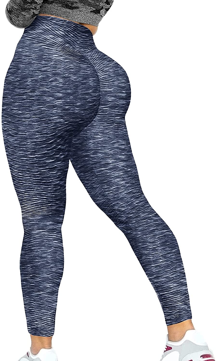 Jenbou Womens High Waisted Workout Gym Seamless Leggings Yoga Pants Tummy  Control Athletic Tights at  Women's Clothing store