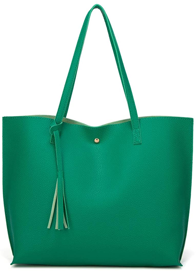 Toyella Women Bag Set Top-Handle Big Capacity Female Tassel Handbag Fashion Shoulder  Bag Ladies PU Leather Crossbody Bag bolsas feminin green 