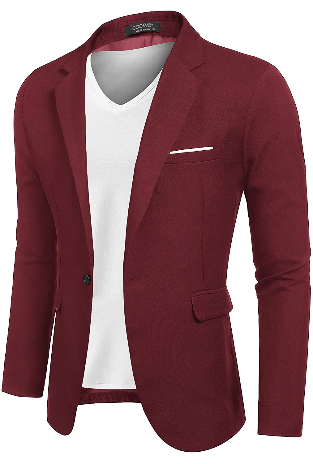Coofandy Men's Casual Suit Blazer Jackets Lightweight Sports Coats