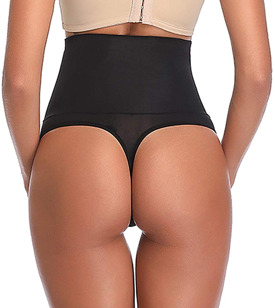 High Waist Thong Shapewear For Women Tummy Control Thong Girdle Panty Body Shape Ebay