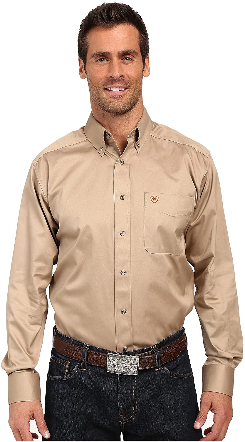 ariat solid twill fitted shirt