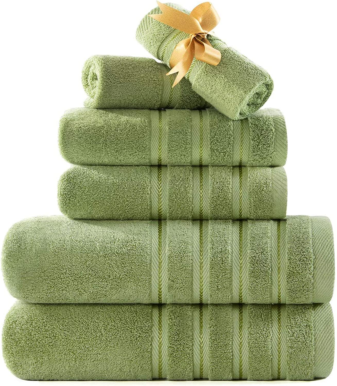 2022 New Luxury Plush Bath Towels Set 6 Piece Towel Set for Bathroom &  Kitchen