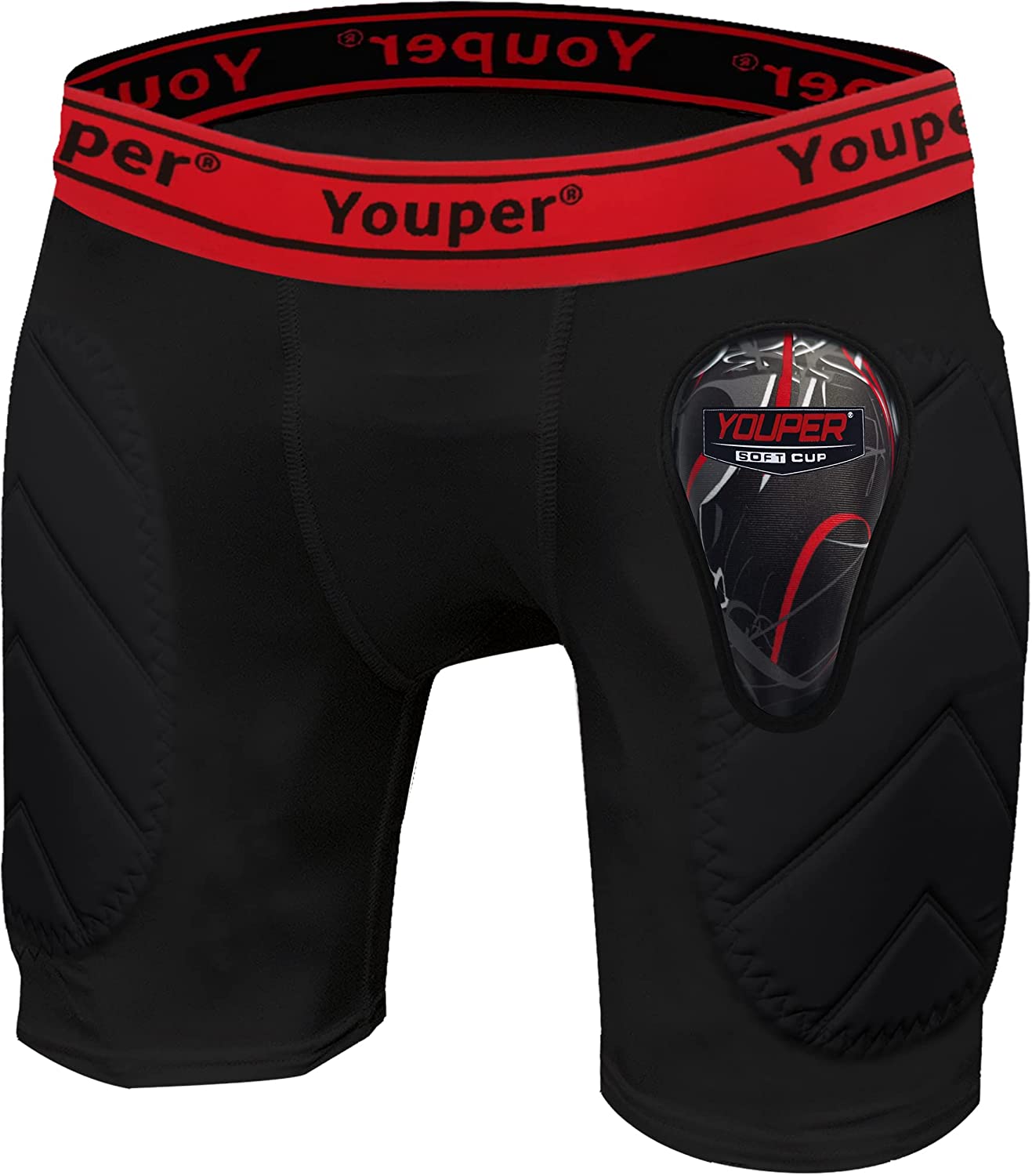 Youper Boys Compression Brief with Soft Protective Athletic Cup