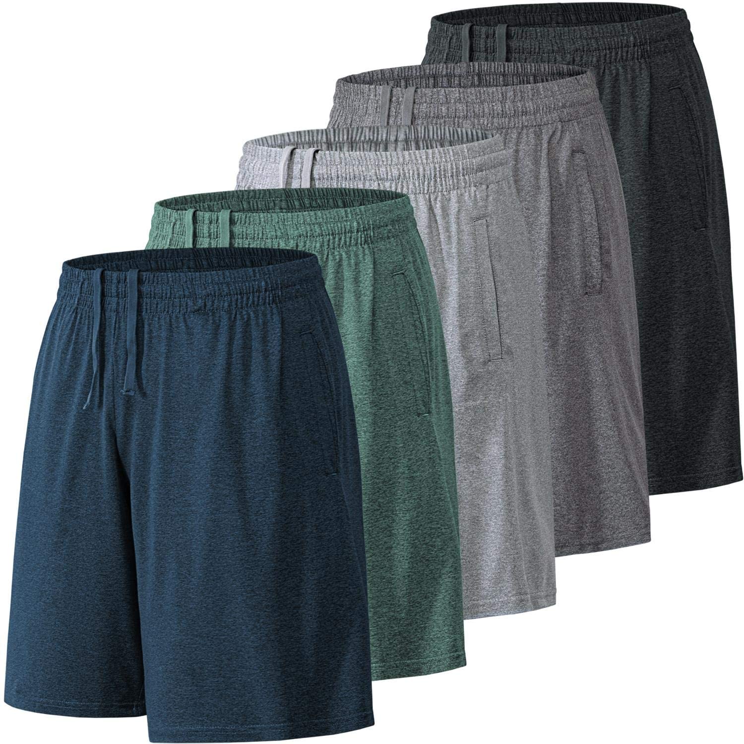 BALENNZ Athletic Shorts for Men with Pockets and Elastic