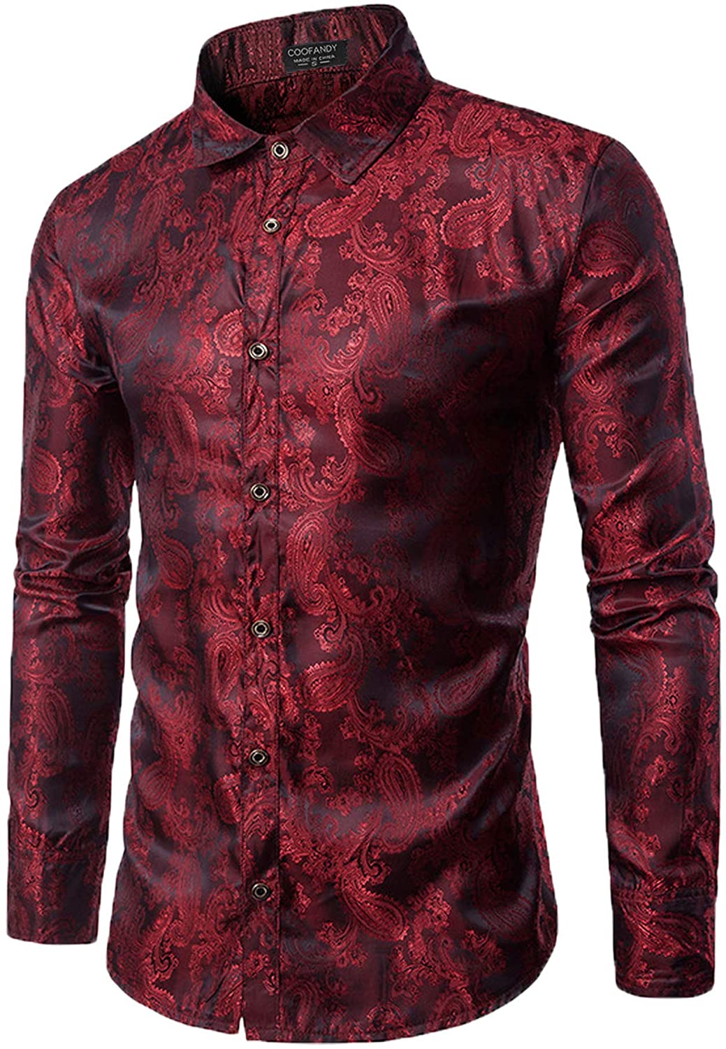 Angelino Men's Fashion Shirt, Cotton Shirt, Prom Shirt, Wedding Shirt M-16