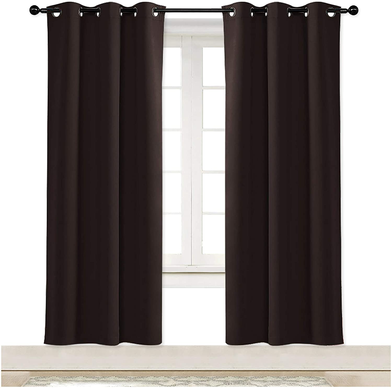 NICETOWN Closet Curtains Sound Blocking, Bedroom Privacy Room Divider Curtain Sc Limitowana edycja nowość
