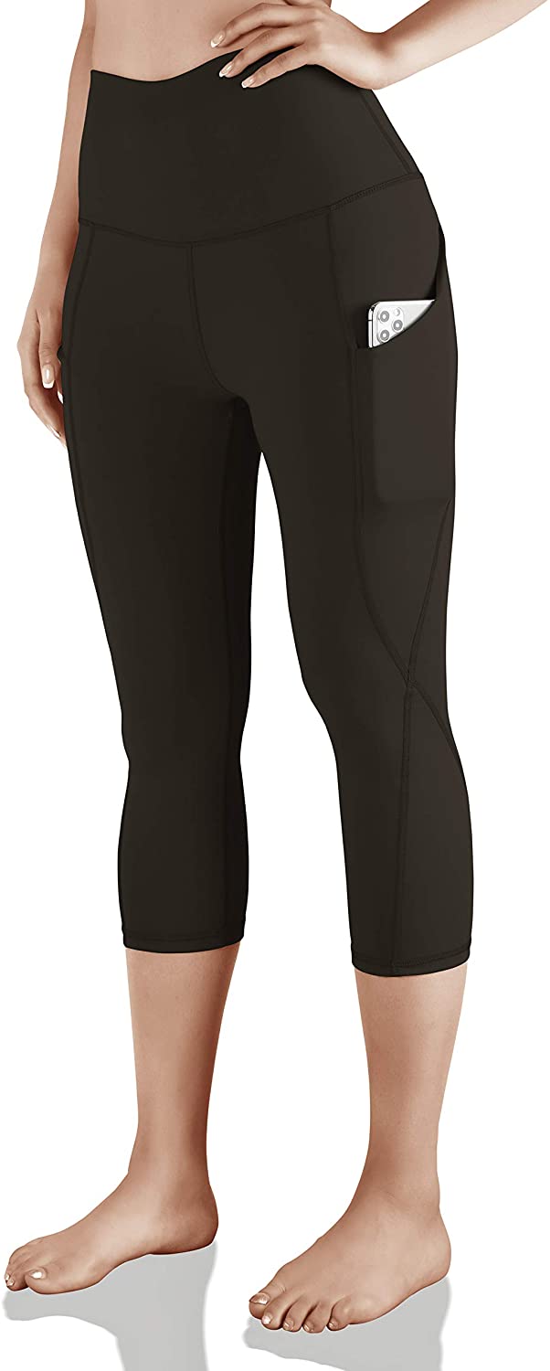 ODODOS Out Pocket High Waist Yoga Pants,Tummy Control,Pocket