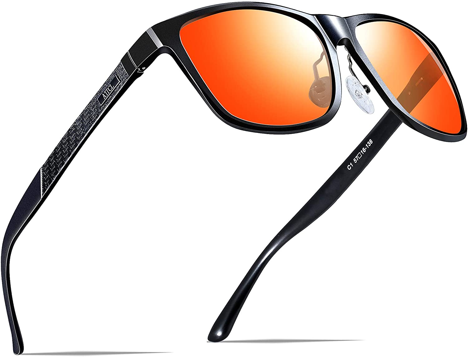 ATTCL Men s Driving Polarized Sunglasses for Men Metal Frame Ultra Light