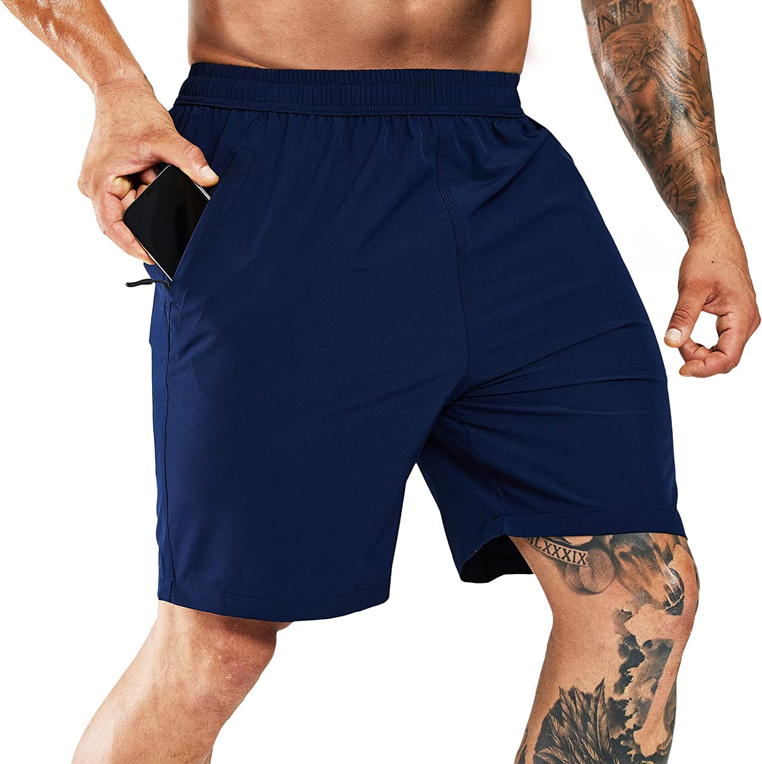 Haimont Men's Quick Dry Running Shorts Lightweight 7 Inch