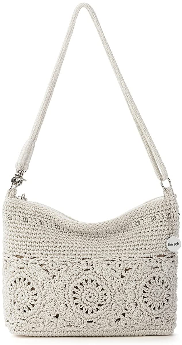 The Sak Lumi Crochet Crossbody Bag - Heather