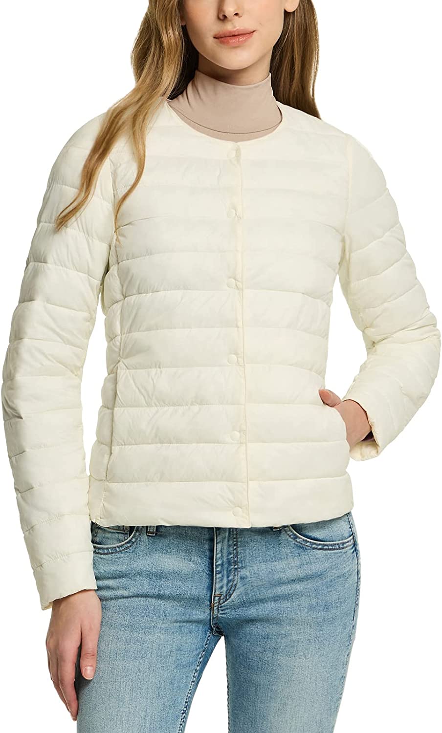 TSLA Women's Lightweight Puffer Jacket