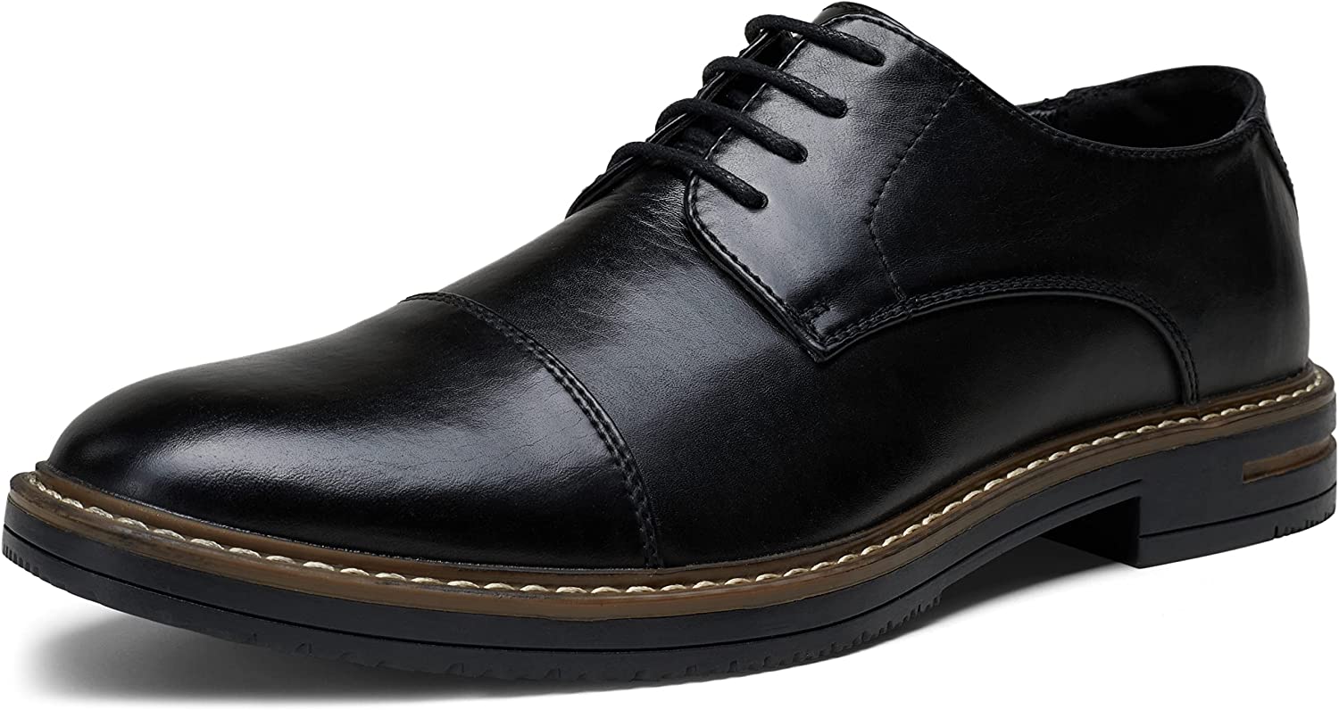 Jousen Men's Dress Shoes Lightweight Business Oxford Shoes for Men 