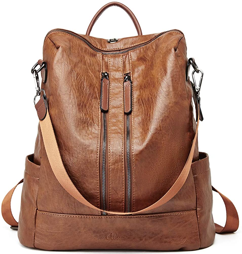 MomsyStore Leather Backpack Purse For Girs and Women For Office and Travel  24 L Backpack Black - Price in India | Flipkart.com