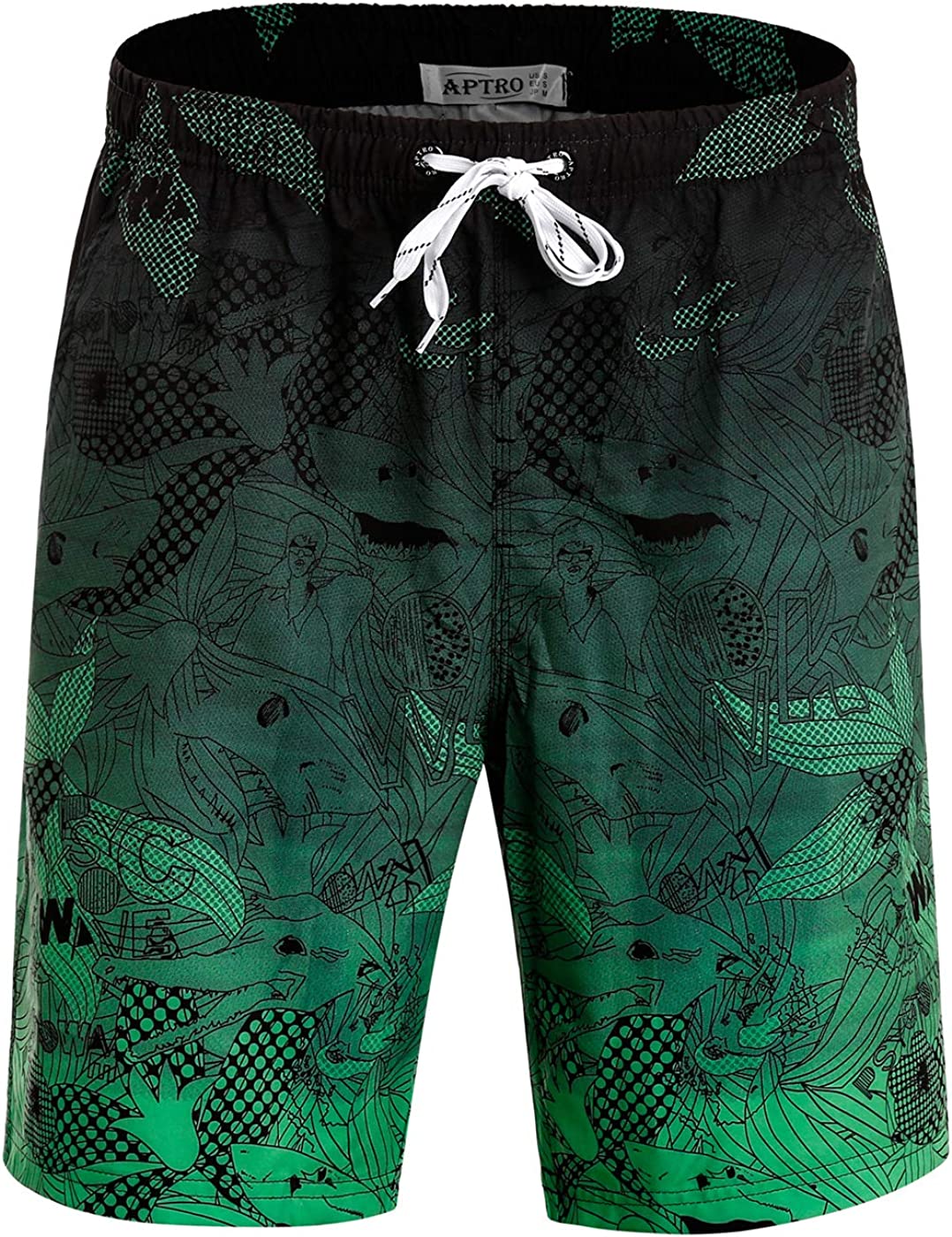 APTRO Men's Swim Trunks Quick Dry Bathing Suit Elastic Waistband Swim  Shorts : : Clothing, Shoes & Accessories