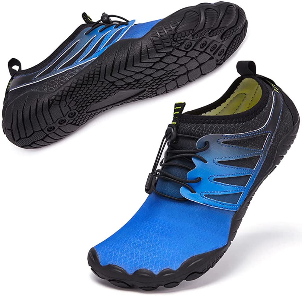 HIITAVE Men Barefoot Water Shoes Beach Aqua Socks Quick Dry for Outdoor ...