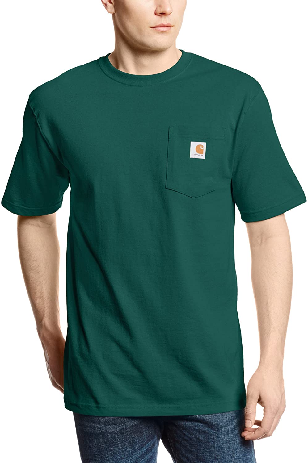 Details about   Carhartt Men's Workwear Pocket Short Sleeve T-Shirt Regular Big & Tall Cotton 