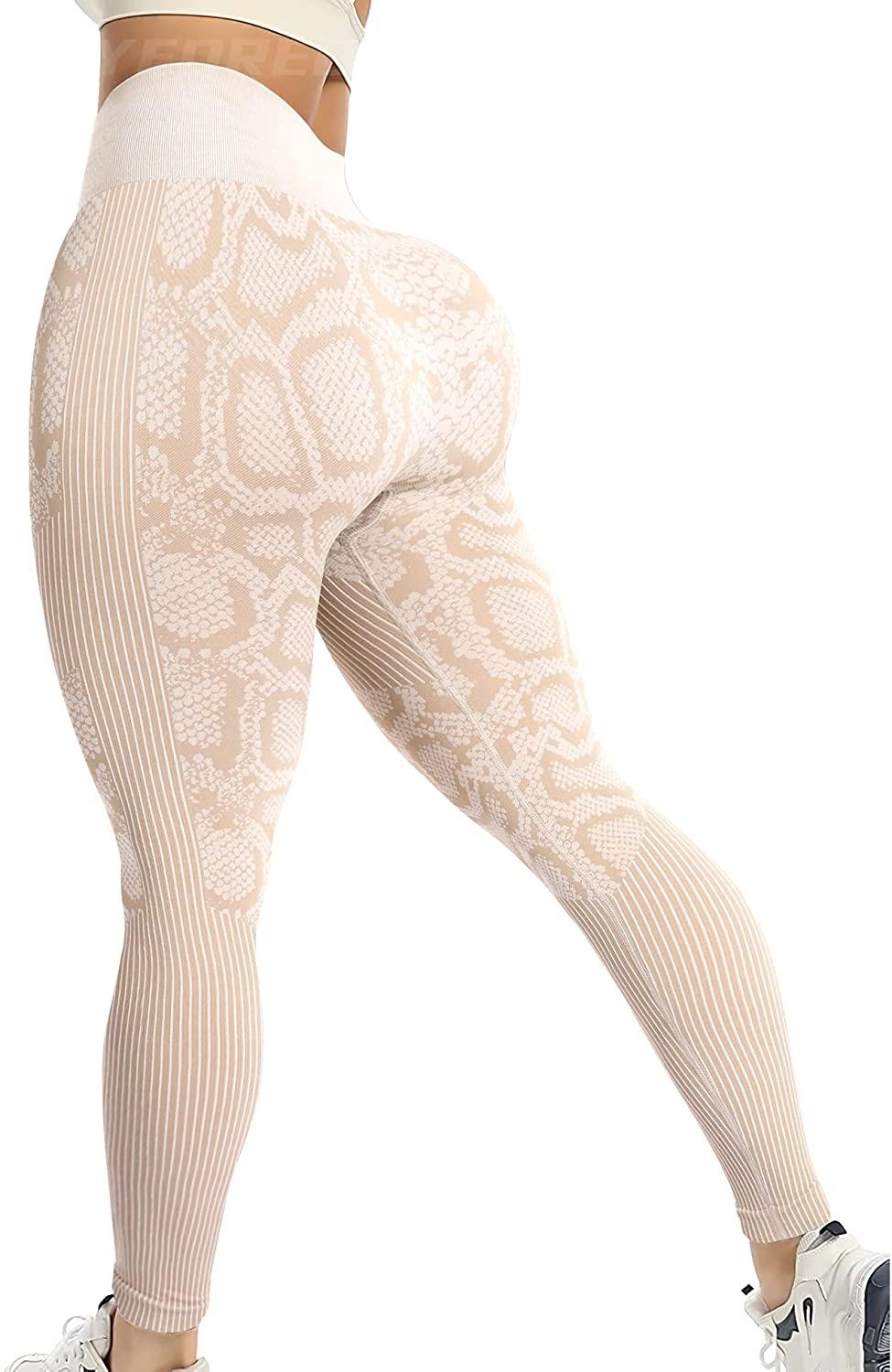  YEOREO Leggings de entrenamiento de camuflaje para mujer,  leggings de yoga atléticos de cintura alta sin costuras, #0 Adapt Camo Gris  : Ropa, Zapatos y Joyería