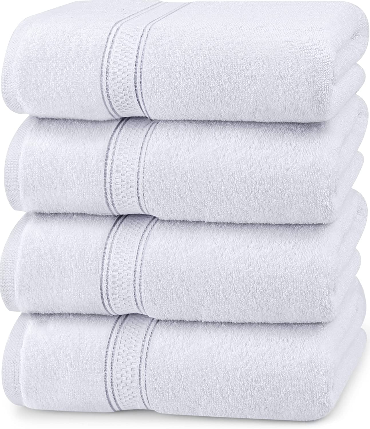 Utopia Towels 4 Pack Premium Bath Towels Set, (27 x 54 Inches) 100