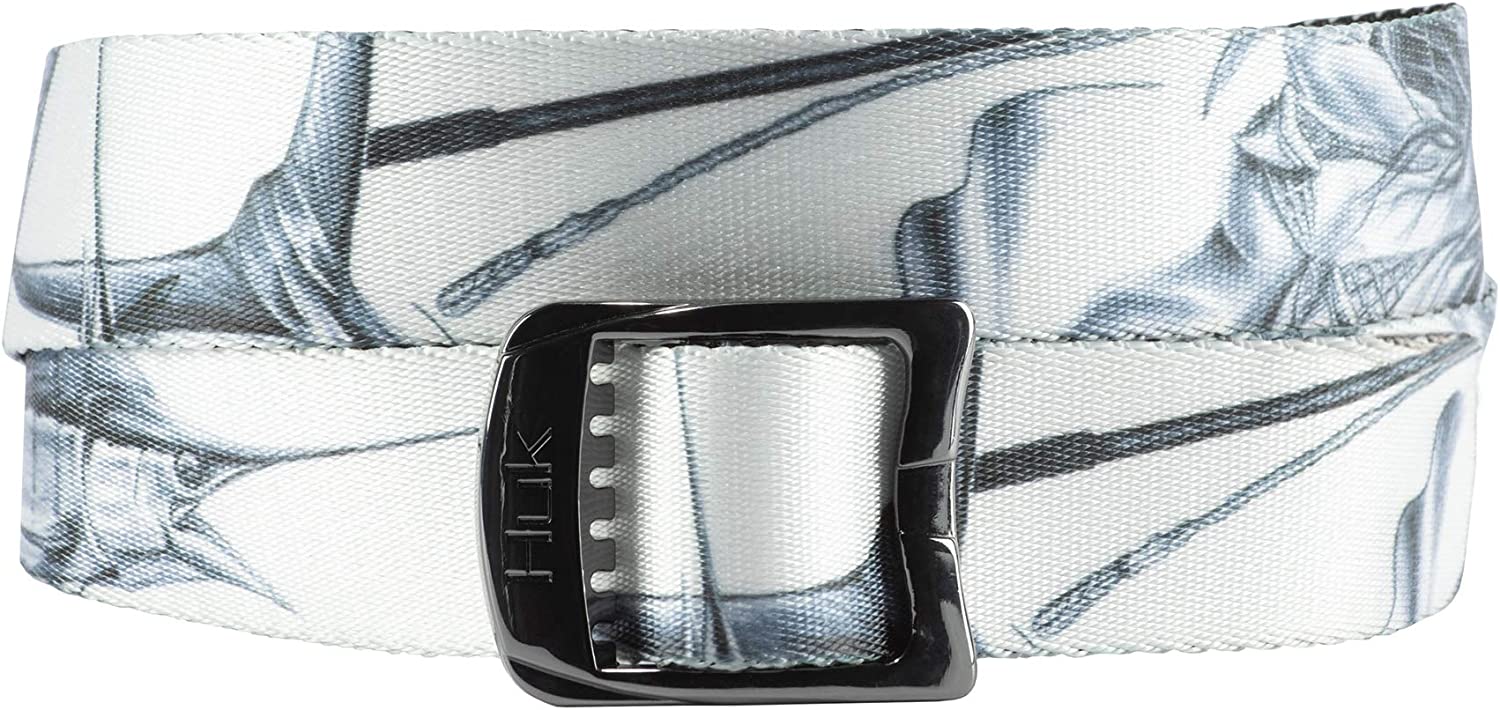 Huk Fishing Nylon Webbing Belt, Adjustable Sizing, Casual, Lifestyle, Quick  Dry