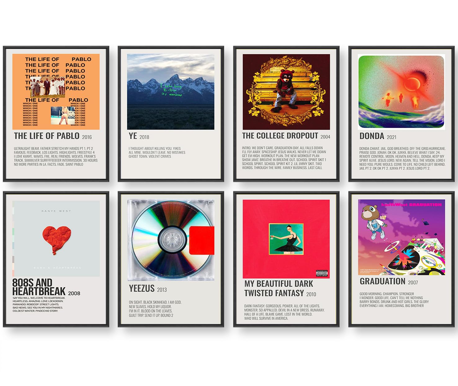 120 PCS Album Cover Wall Collage DIGITAL POSTERS Music Collage Music Album  Cover Wall Art Album Cover Posters Digital Download 
