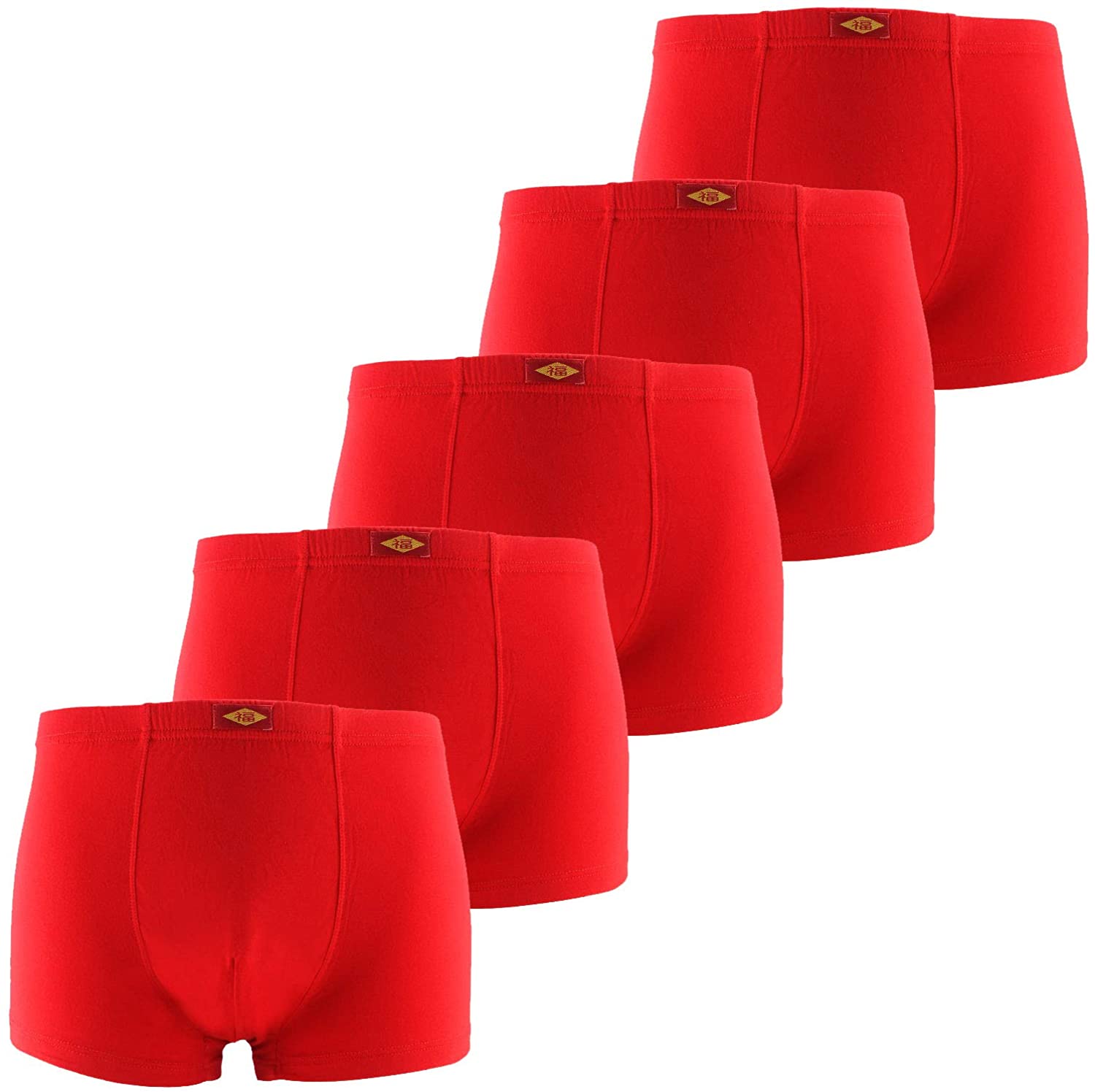 youlehe Men's Underwear Soft Bamboo Boxer Briefs Stretch Trunks Pack | eBay