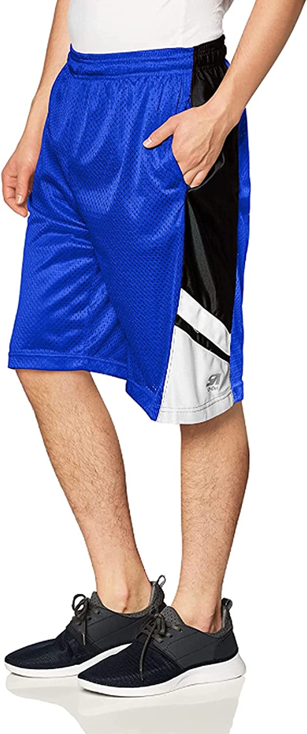 Southpole Mens Basic Basketball Mesh Shorts