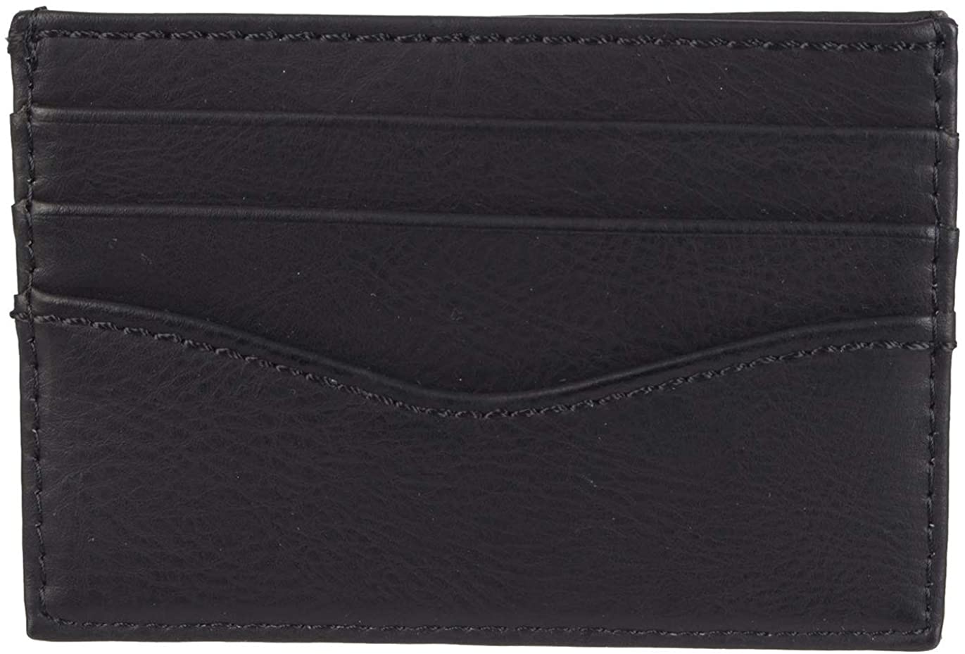 Levi's Men's Leather Minimalist Wallet - Front Pocket Card Case RFID ...