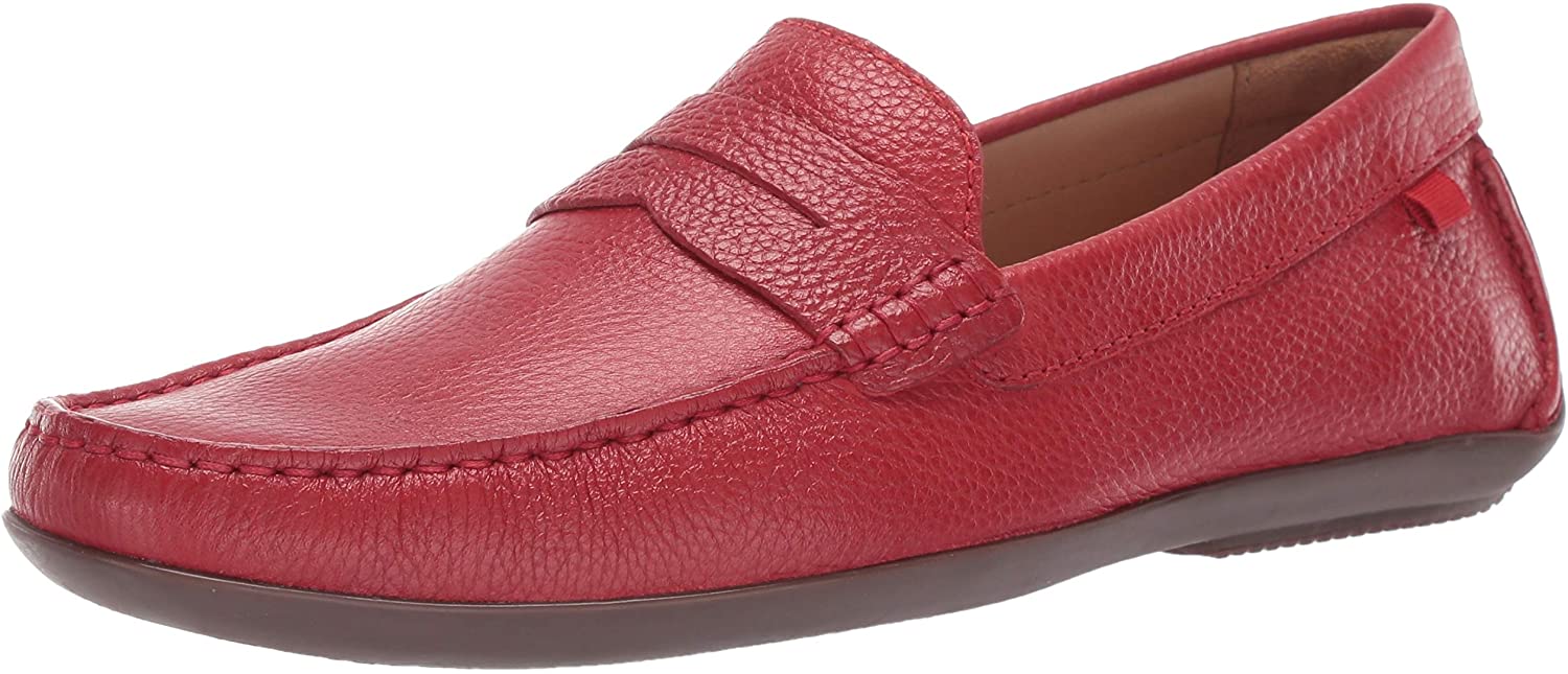 marc joseph red loafers