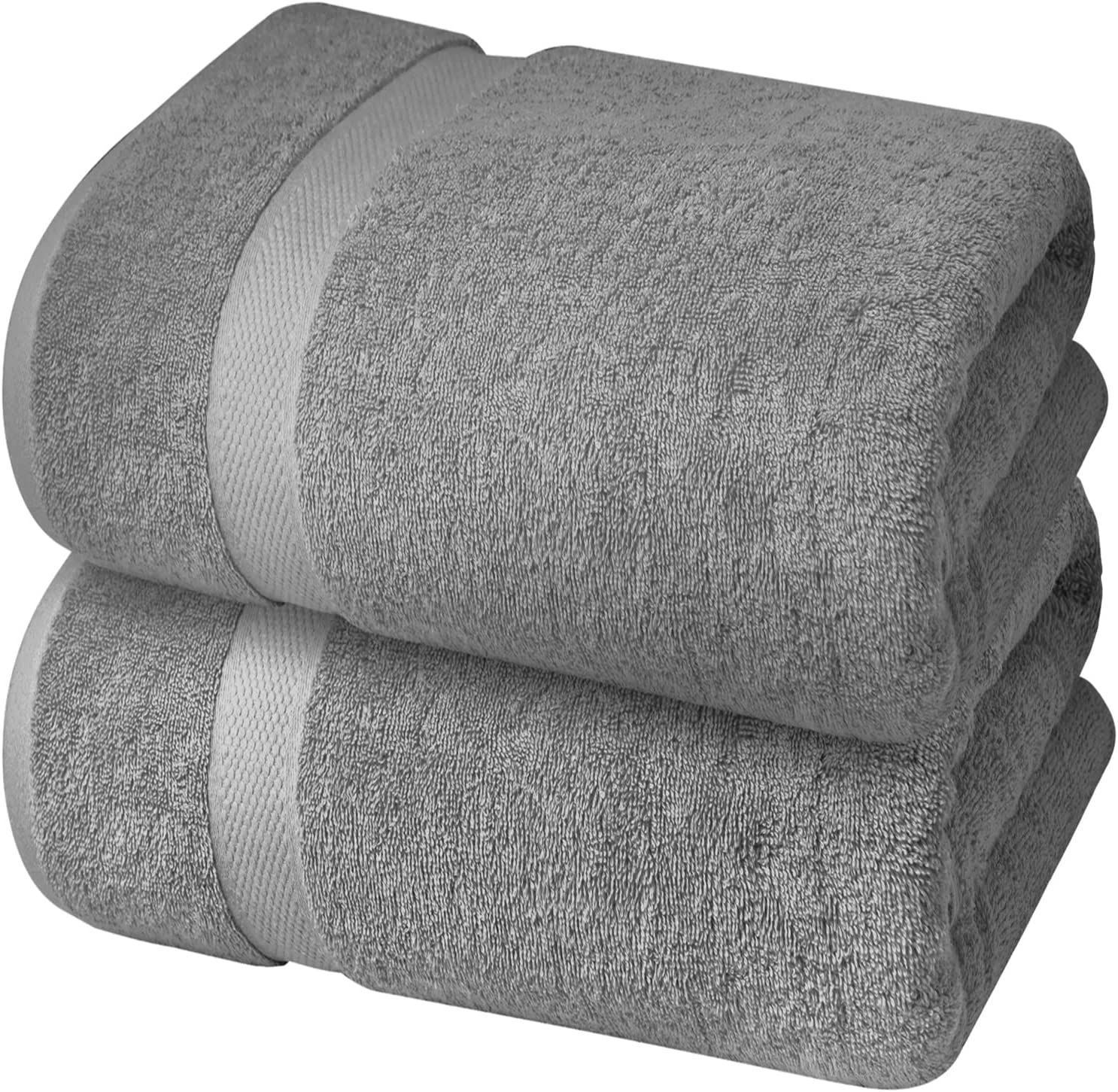 Luxury Bath Sheet Towels Extra Large 35x70 inch | 2 Pack Grey Size: 35 x 70 Gray
