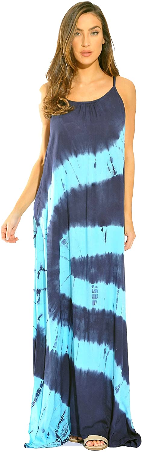 Tie Dye Spaghetti Strap Dress