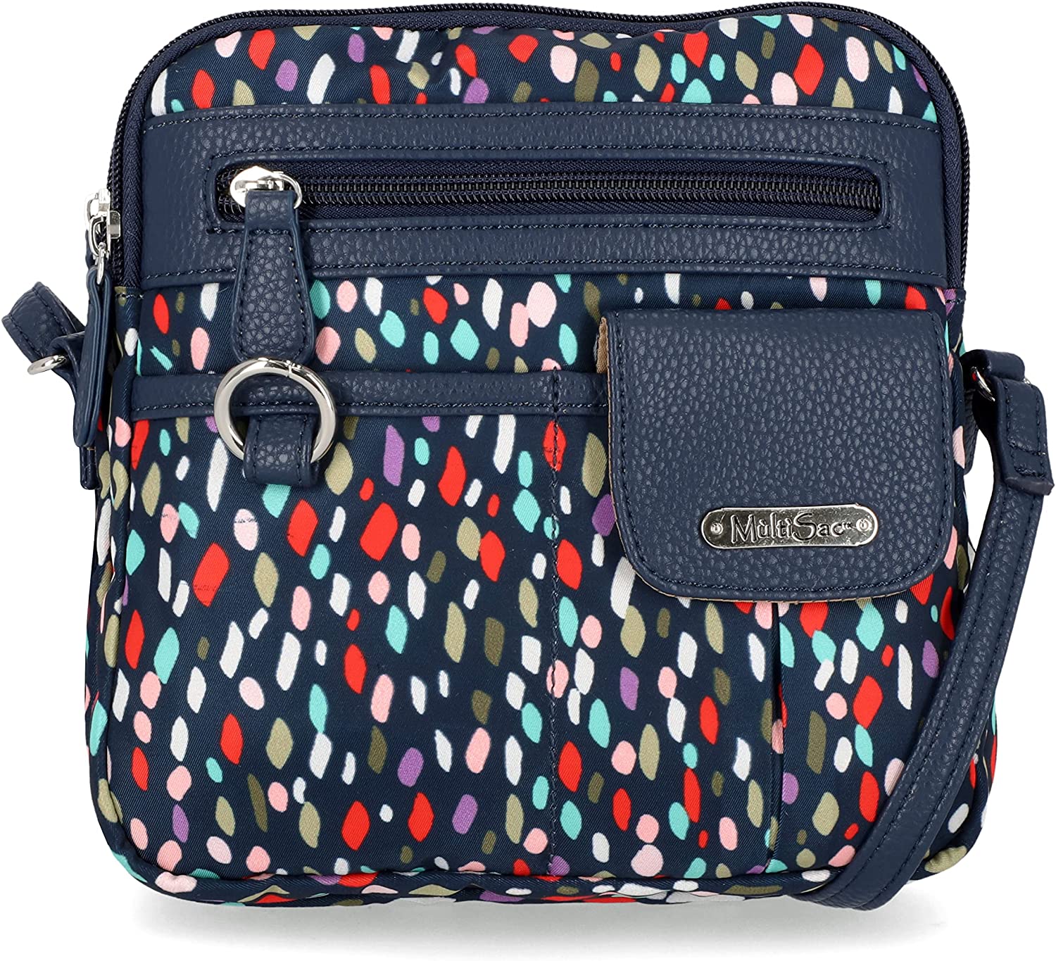 North South Zip Around Crossbody Bag – MultiSac Handbags